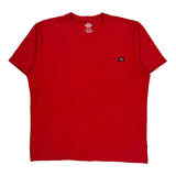Dickies T-Shirt - XL Red Cotton