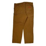 Dickies Carpenter Pants - 38W 31L Brown Cotton