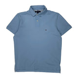 Tommy Hilfiger Polo Shirt - Medium Blue Cotton