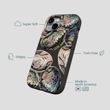 Black Abalone Shells iPhone 15 Case