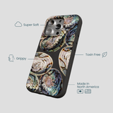 Black Abalone Shells iPhone 16 Pro Case
