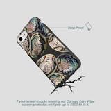 Black Abalone Shells iPhone 6/6s/7/8/SE Case