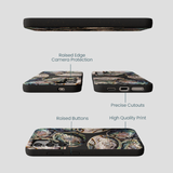 Black Abalone Shells Samsung Galaxy S25 Case