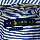 Ralph Lauren Slim Fit Shirt - XL Blue Cotton