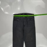 Armani Jeans Pinstripe Jeans - 29W 30L Gray Cotton