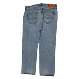 501 Levis Jeans - 36W 30L Light Wash Cotton