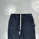 Carhartt Carpenter Trousers - 36W 34L Grey Cotton