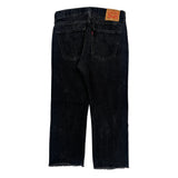 501 Levis Jeans - 32W 28L Black Denim