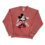 Disney Sweatshirt - Large Pink Cotton Blend