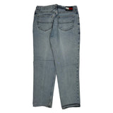 Tommy Hilfiger Double Knee Jeans - 34W 30L Light Wash Denim