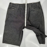 Dickies Denim Shorts - 40W 12L Grey Cotton