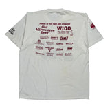 Ford Racing Jerzees Single Stitch T-Shirt - XL White Cotton