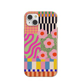 Seashell Abstract Cake iPhone 14 Plus Case