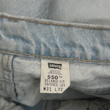 Made In USA Levis 550 Jeans - 30W 32L Light Wash Cotton