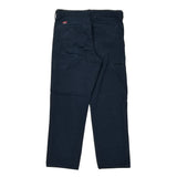 Wrangler Cargo Trousers - 32W 29L Navy Cotton
