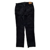 Ralph Lauren Cord Trousers - 32W UK 12 Black Cotton