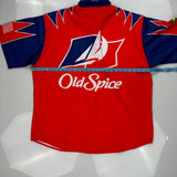 Dennit Racing Nascar Short Sleeve Shirt - XL Blue Polyester