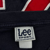 Indians Lee Sport Mlb T-Shirt - Large Navy Cotton