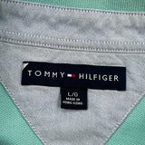 Tommy Hilfiger Polo Shirt - Large Green Cotton