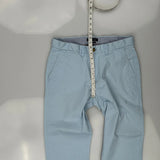 Tommy Hilfiger Chinos - 33W UK 14 Blue Cotton Blend
