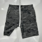 American Eagle Camo Cargo Shorts - 31W 11L Gray Cotton