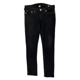 True Religion Skinny Jeans - 33W UK 12 Black Cotton Blend