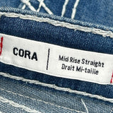 True Religion Denim Shorts - 27W UK 6 Blue Denim