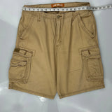Lee Cargo Shorts - 34W 10L Beige Cotton