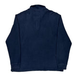 Polo By Ralph Lauren 1/4 Zip - Large Navy Cotton