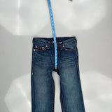 True Religion Contrast Stitch Jeans - 25W US 0 Blue Denim