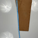 Unbranded Carpenter Trousers - 36W 28L Brown Cotton