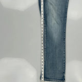 Earl Jeans Studded Jeans - 30W UK 8 Light Wash Cotton Blend