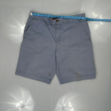 Tommy Hilfiger Chino Shorts - 34W 10L Blue Cotton