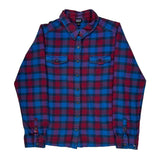 Patagonia Checked Flannel Shirt - Medium Multicoloured Cotton