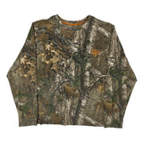 Realtree Long Sleeve T-Shirt - 2XL Camo Cotton