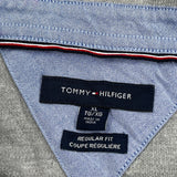 Tommy Hilfiger Polo Shirt - XL Grey Cotton