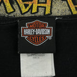 Kona, Hawaii Harley Davidson Graphic Vest - XL Black Cotton