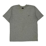 Nike T-Shirt - Large Grey Cotton