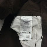 Carhartt Carpenter Trousers - 37W UK 18 Brown Cotton
