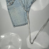 Levis Denim Shorts - 33W 8L Light Wash Denim