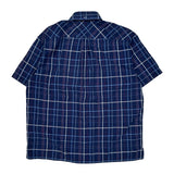 Tommy Hilfiger Checked Short Sleeve Shirt - Large Red Cotton