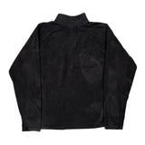 The North Face 1/4 Zip - XL Black Polyester