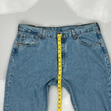 501 Levis Denim Shorts - 38W 14L Light Wash Denim