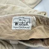 Woolrich Cord Trousers - 24W UK 6 Beige Corduroy