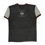 Smoky Mountain Harley Davidson Graphic T-Shirt - Medium Brown Cotton