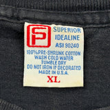 Hotel-Casino Las Vegas Superior Idealine Single Stitch T-Shirt - XL Black Cotton