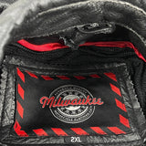 Milwaukee Motorcycle Leather Jacket - 2XL Black Leather