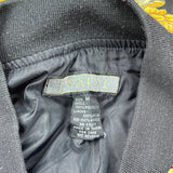 Unbranded Graphic Bomber Jacket - Medium Black Polyester