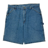 Unbranded Carpenter Shorts - 38W 10L Blue Denim