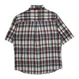 Woolrich Checked Short Sleeve Shirt - Medium Multicoloured Cotton